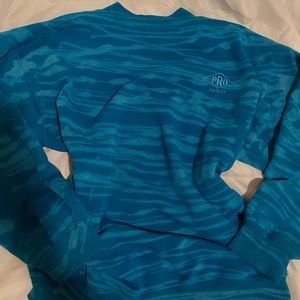 Thrifted and Customized 90s Crewneck in Indigo